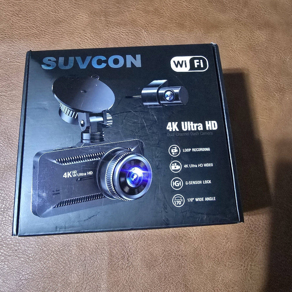 SUVCON 4K Ultra HD Dash Cam with WiFi
